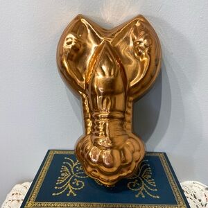 Vintage Copper Lobster Mold Made in Korea